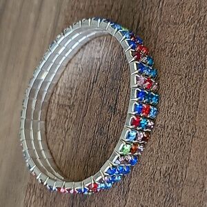 NEW Colorful Rhinestone Bracelet